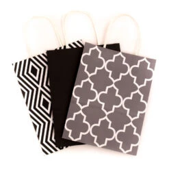 Hallmark 10.7" 12-Pack Assorted Kraft Paper Gift Bags -Hallma Stuffed Animals Shop 10.7 Prints and Solids 12Pack Assorted Gift Bags 5EGB6051 07