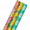 Hallmark Festive And Fun 3-Pack Multicolored Wrapping Paper, 120 Sq. Ft. -Hallma Stuffed Animals Shop 3Pack Festive and Fun Holiday Wrapping Paper 5JXW1082 01
