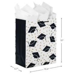 Hallmark 13" Assorted Grad Designs 3-Pack Large Gift Bags With Tissue Paper 10 Hallmark 13" Assorted Grad Designs 3-Pack Large Gift Bags With Tissue Paper -Hallma Stuffed Animals Shop Assorted Grad Designs 3Pack Large Gift Bags With Tissue Paper 5GBC1015 03