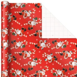 Hallmark Very Vintage Christmas 3-Pack Assortment Wrapping Paper, 120 Sq. Ft. -Hallma Stuffed Animals Shop Assorted Vintage Designs Christmas Wrapping Paper 5JXW1079 05