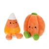 Hallmark Better Together Candy Corn And Pumpkin Magnetic Plush, 5.5" -Hallma Stuffed Animals Shop Better Together Candy Corn and Pumpkin Magnetic Plush 1KHW1041 01