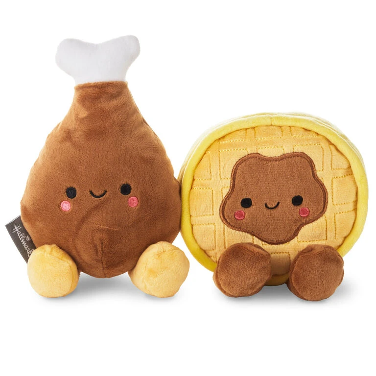 Hallmark Better Together Chicken And Waffle Magnetic Plush, 6.75" 3 Hallmark Better Together Chicken And Waffle Magnetic Plush, 6.75"
