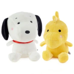 Hallmark Better Together Peanuts® Snoopy And Woodstock Magnetic Plush, 5.25" -Hallma Stuffed Animals Shop Better Together Peanuts Snoopy Woodstock Magnetic Plush 1BTG1003 04