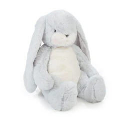 Bunnies By The Bay Little Nibble Gray Bunny Stuffed Animal, 12" -Hallma Stuffed Animals Shop Bunnies by the Bay Gray Bunny Stuffed Animal 100430 03