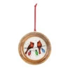 Cardinals On Light String Wood Ornament -Hallma Stuffed Animals Shop Cardinals on Light String Wooden Ornament 2020230122 01