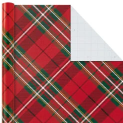 Hallmark Classic Plaids 4-Pack Wrapping Paper Assortment, 120 Sq. Ft. -Hallma Stuffed Animals Shop Classic Plaids Christmas Wrapping Paper Assortment 5JXW1040 03