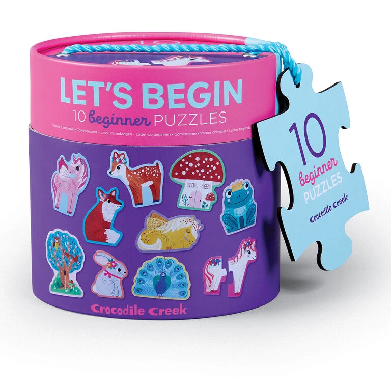 Crocodile Creek Unicorns And More 2-Piece Beginner Puzzles For Kids, Set Of 10 4 Crocodile Creek Unicorns And More 2-Piece Beginner Puzzles For Kids, Set Of 10 - Image 2
