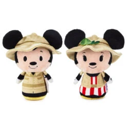 Hallmark Itty Bittys® Walt Disney World 50th Anniversary Jungle Cruise Mickey And Minnie Plush, Set Of 3 -Hallma Stuffed Animals Shop Disney Jungle Cruise Boat Mickey and Minnie itty bittys 1KDD2118 03