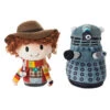 Hallmark Itty Bittys® Doctor Who The Fourth Doctor And Dalek Plush, Set Of 2 -Hallma Stuffed Animals Shop Doctor Who Fourth Doctor and Dalek Plush itty bittys 1KDD2078 01