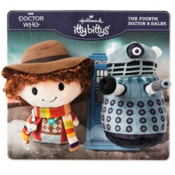 Hallmark Itty Bittys® Doctor Who The Fourth Doctor And Dalek Plush, Set Of 2 -Hallma Stuffed Animals Shop Doctor Who Fourth Doctor and Dalek Plush itty bittys 1KDD2078 03