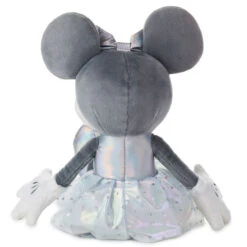 Hallmark Disney 100 Years Of Wonder Minnie Mouse Plush, 15.5" -Hallma Stuffed Animals Shop Gray and Iridescent Minnie Mouse Stuffed Animal 1DYG2078 02