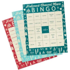 Hallmark Channel Movie Bingo Game Pad -Hallma Stuffed Animals Shop Hallmark Channel Bingo TearOff Game Pad 1XKT3502 03
