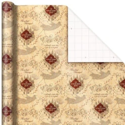 Hallmark Harry Potter™ 3-Pack Assorted Wrapping Paper, 60 Sq. Ft. Total -Hallma Stuffed Animals Shop Harry Potter Assorted Wrapping Paper Pack 5EWR2958 05
