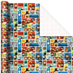 Hallmark Harry Potter™ 3-Pack Assorted Wrapping Paper, 60 Sq. Ft. Total -Hallma Stuffed Animals Shop Harry Potter Assorted Wrapping Paper Pack 5EWR2958 06