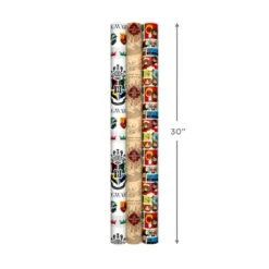 Hallmark Harry Potter™ 3-Pack Assorted Wrapping Paper, 60 Sq. Ft. Total -Hallma Stuffed Animals Shop Harry Potter Assorted Wrapping Paper Pack 5EWR2958 08