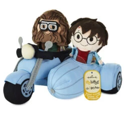 Hallma Stuffed Animals Shop -Hallma Stuffed Animals Shop Harry Potter and Hagrid With Motorbike Plush itty bittys Set 1KDD2117 02