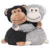 Warmies Hugs Heatable Scented Monkey Stuffed Animals, Set Of 2 -Hallma Stuffed Animals Shop Heatable LavenderScented Plush Hugging Monkeys HUGSMON1 01