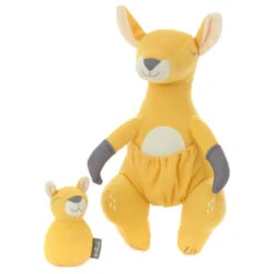 Hallmark Kangaroo And Baby Joey Stuffed Animal And Rattle Set 7 Hallmark Kangaroo And Baby Joey Stuffed Animal And Rattle Set -Hallma Stuffed Animals Shop Kangaroo and Baby Joey Plush and Rattle Set 1BBY4819 03