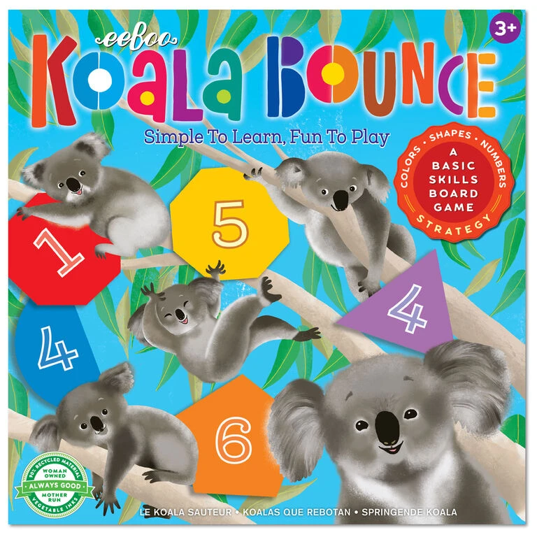 Eeboo Koala Bounce Board Game 3 Eeboo Koala Bounce Board Game