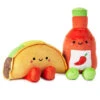 Hallmark Large Better Together Taco And Hot Sauce Magnetic Plush, 16" -Hallma Stuffed Animals Shop Large Better Together Taco and Hot Sauce Magnetic Plush 1KID1608 01