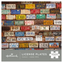 Hallmark License Plates 1,000-Piece Puzzle