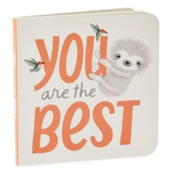 Hallmark MopTops Sloth Stuffed Animal With You Are The Best Board Book -Hallma Stuffed Animals Shop MopTops Plush Sloth Stuffed Animal and Board Book 1KID2083 04