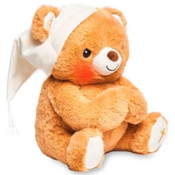 Paws For Prayer Bear Stuffed Animal With Music And Light, 10" H -Hallma Stuffed Animals Shop Paws for Prayer Bear Plush With Music and Light CB86755 03