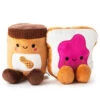 Hallmark Better Together Peanut Butter And Jelly Magnetic Plush, 5" -Hallma Stuffed Animals Shop Peanut Butter Jar and Bread With Jelly Magnetic Plush 1KID1641 01
