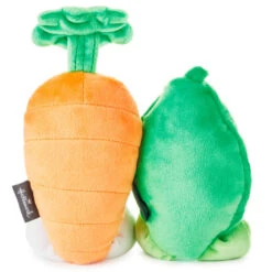 Hallmark Better Together Peas And Carrot Magnetic Plush, 4.5" -Hallma Stuffed Animals Shop Peas and Carrot Magnetic Plush 1KET2011 03