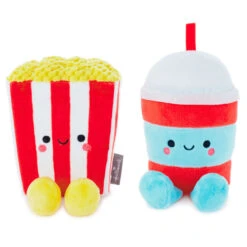 Hallmark Better Together Popcorn And Slushie Magnetic Plush, 5" -Hallma Stuffed Animals Shop Popcorn and Slushie Magnetic Plush 1KID2090 03