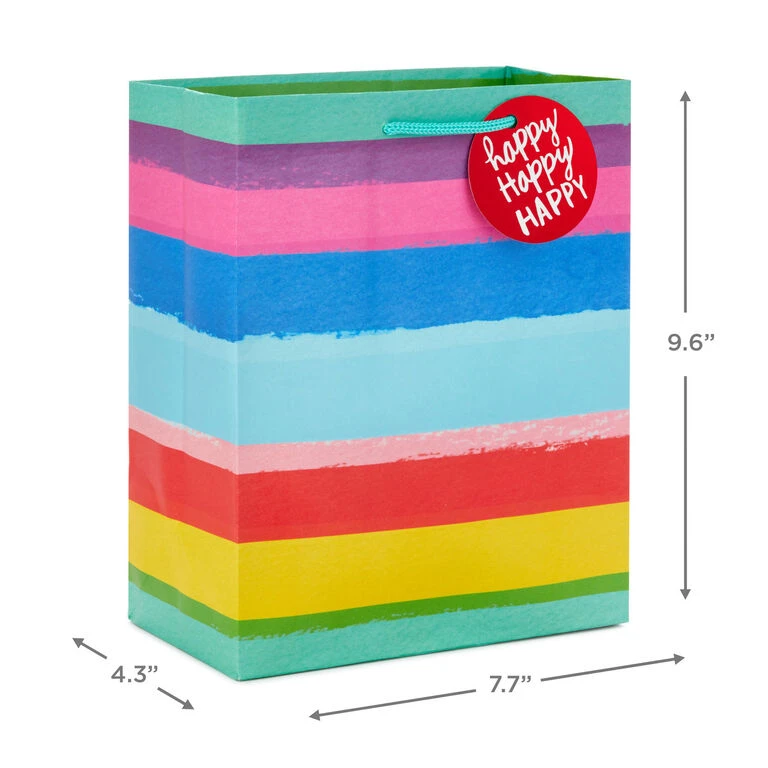 Hallmark Birthday Rainbow 8-Pack Gift Bags, Assorted Sizes And Designs 7 Hallmark Birthday Rainbow 8-Pack Gift Bags, Assorted Sizes And Designs - Image 5