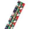 Hallmark Santa Fun 3-Pack Christmas Wrapping Paper Assortment, 120 Sq. Ft. -Hallma Stuffed Animals Shop Santa Fun Hallmark Mahogany Christmas Wrapping Paper 5JXW1037 01