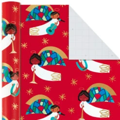 Hallmark Santa Fun 3-Pack Christmas Wrapping Paper Assortment, 120 Sq. Ft. -Hallma Stuffed Animals Shop Santa Fun Hallmark Mahogany Christmas Wrapping Paper 5JXW1037 07