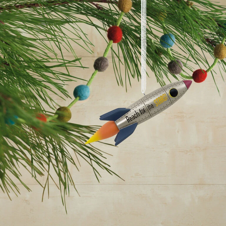 Signature Rocket Ship Hallmark Ornament 4 Signature Rocket Ship Hallmark Ornament - Image 2