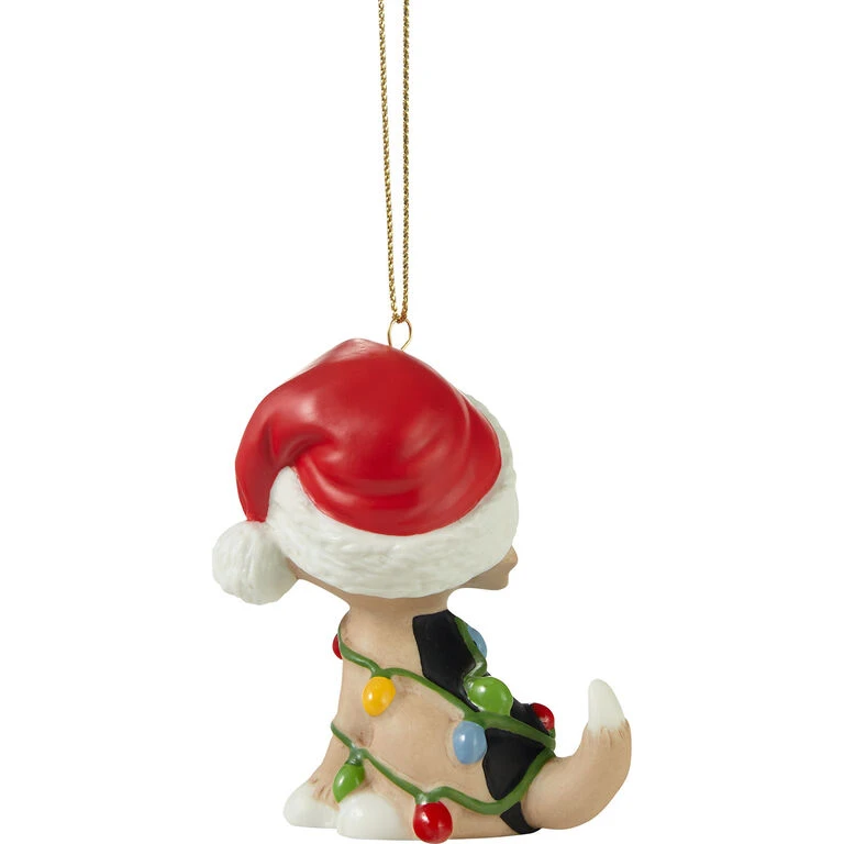 Precious Moments Tangled In Christmas Fun Dog 2023 Ornament, 2.7" 4 Precious Moments Tangled In Christmas Fun Dog 2023 Ornament, 2.7" - Image 2