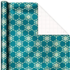 Hallmark Winter Glow 3-Pack Christmas Wrapping Paper Assortment, 80 Sq. Ft. -Hallma Stuffed Animals Shop Winter Glow Christmas Wrapping Paper Assortment 5JXW1060 04